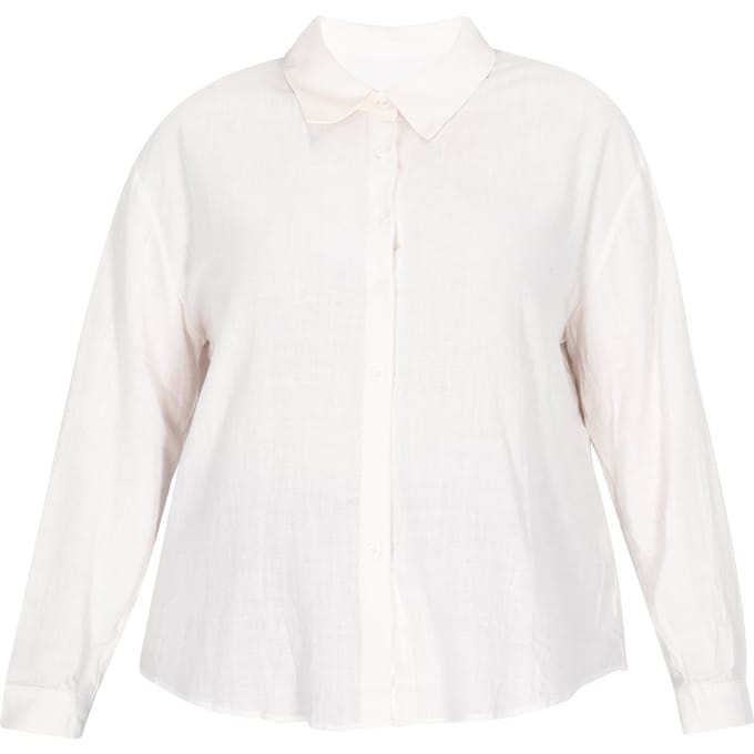 RISA Grote maat blouse vrouwen wit