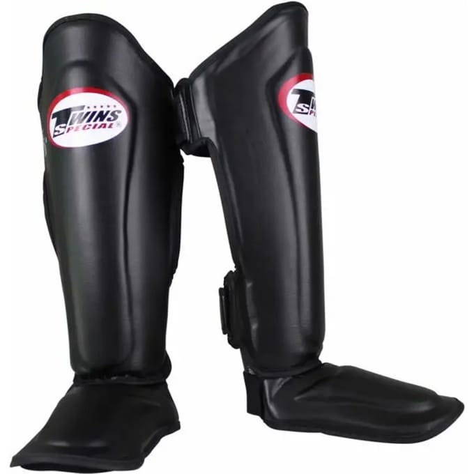 Twins Special SGL-7 Scheenbeschermers Zwart – Muay Thai & Kickboksen – Maat M