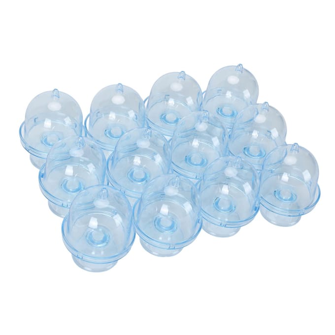 12 stuks Mini Taartbord met Deksel Plastic Mini Taartstandaard met Dome Deksel Transparante Kleine Taartdisplay white