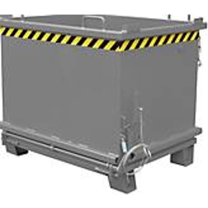 Bodemklepcontainer SB 1000, grijs