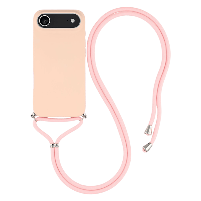 Mocaa Apple iPhone Air Hoesje met Koord Roze