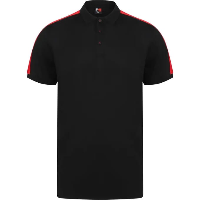 Polo stretch contrasterend Finden + Hales