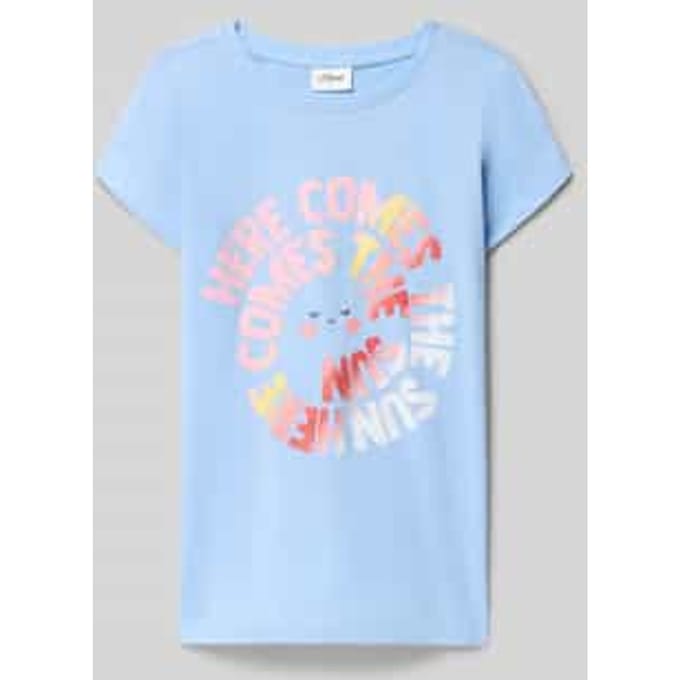 Reversibel T-shirt met glitters voor meisjes s.Oliver