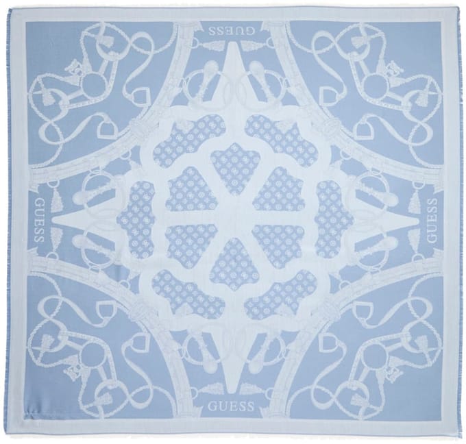 Guess Dita Kefiah Dames Sjaal 120x120 - Vierkante sjaal - Ocean
