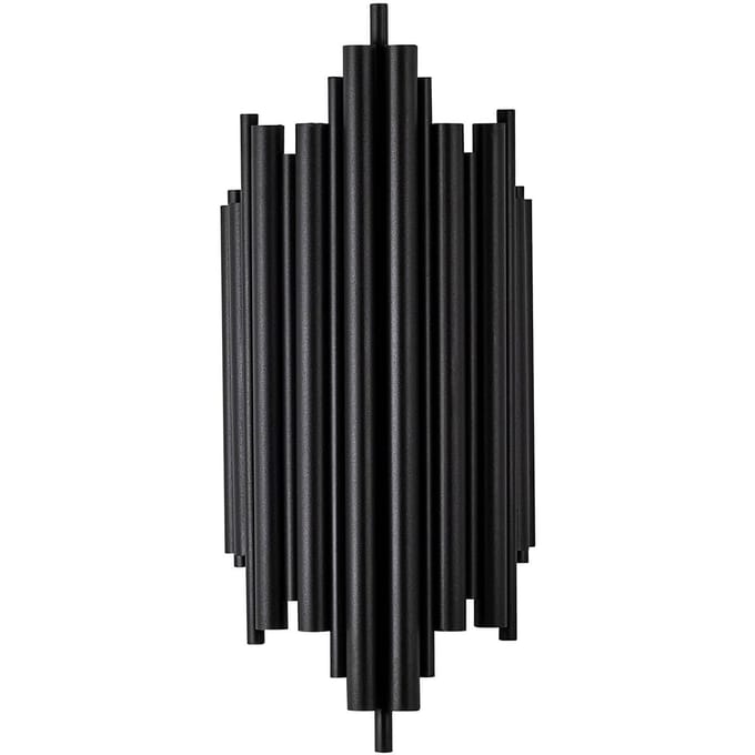 Asir - Wandlamp - Zwart - 22 x 11 x 50 cm
