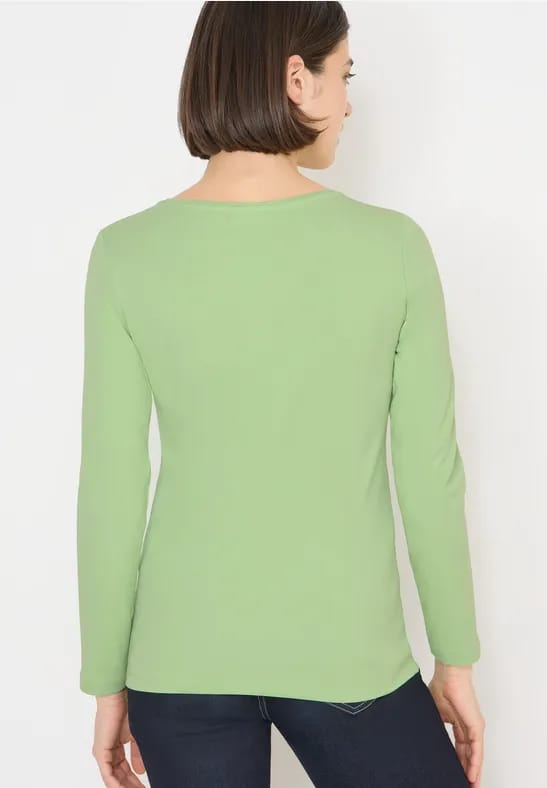 Shirt met boothals