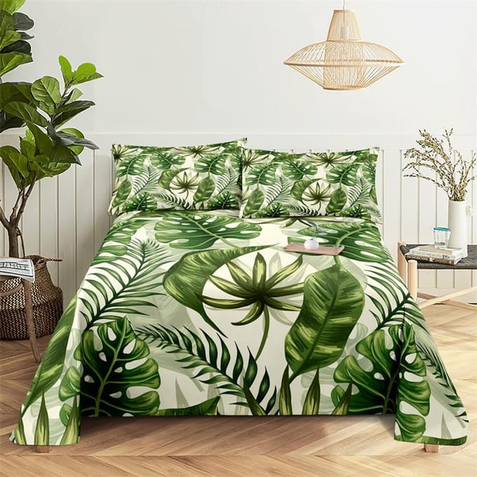 Zonnebloem Beddengoed Set Beddengoed Set Bed Laken Blad Jongen Meisje Beddengoed King Size Beddengoed en Kussenslopen 150X230cm(2Pcs)