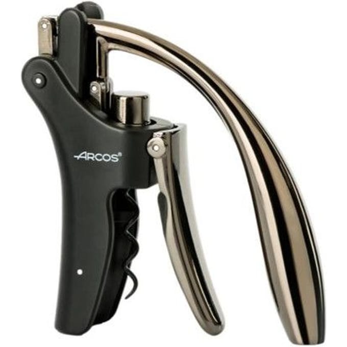 Tire Bouchon - ARCOS - Manuel - Alliage de zinc - Noir - Design contemporain noir