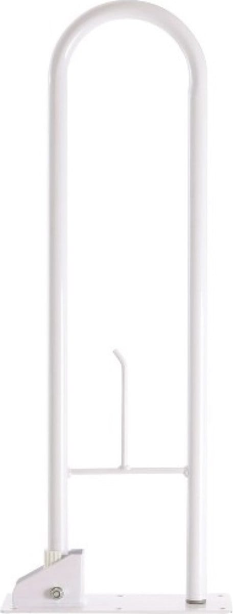 Moretti Handgreep toiletbeugel - Opklapbaar 75 cm lang - Wit