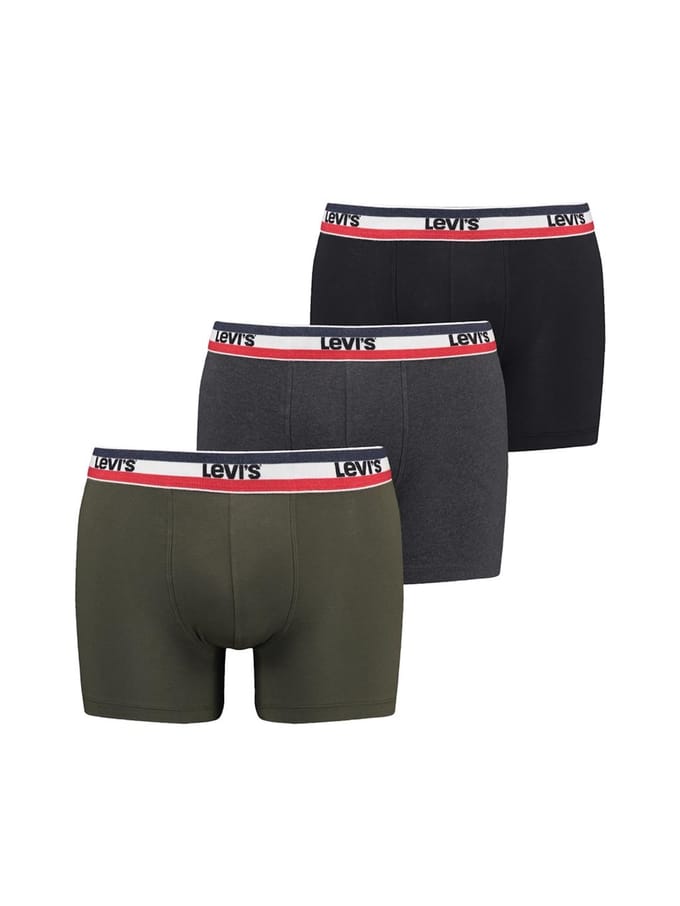Levi's - Sportswear Logo Boxer 3-pack - 100002870 - 009 Khaki
