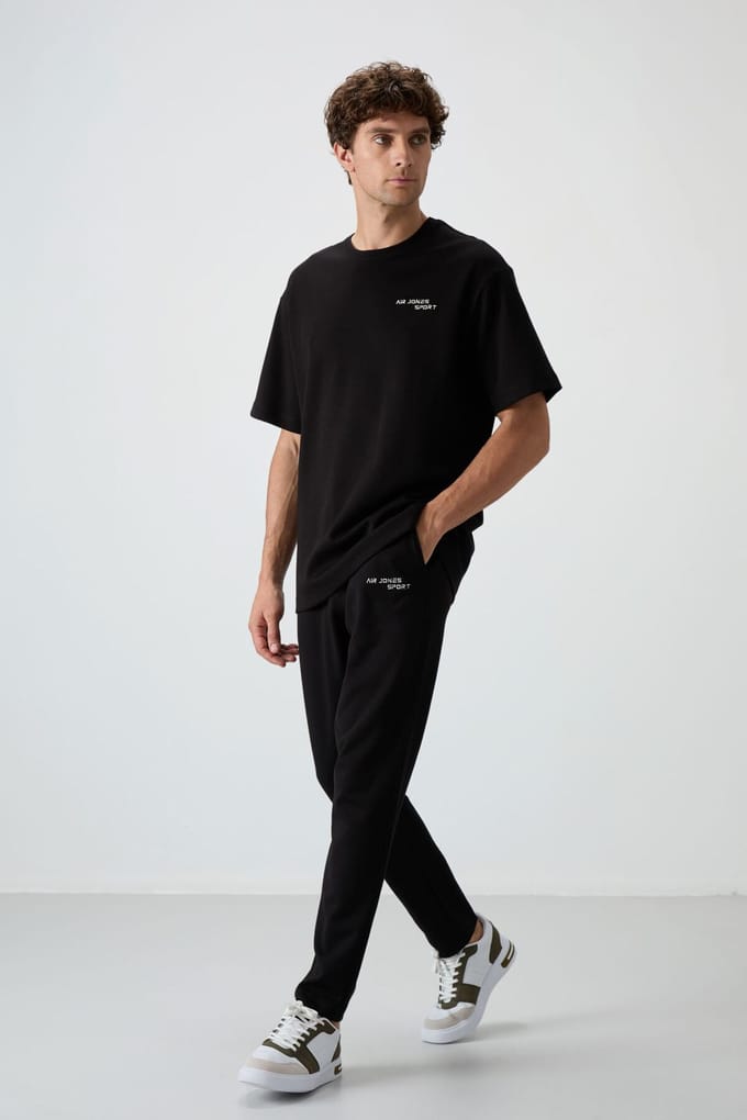 Heren Oversized Katoen-polyester Actieve Set