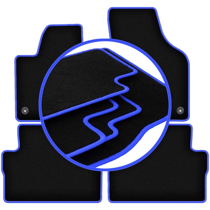CARLUX-BLUE automatten voor: Volkswagen Sharan II minivan (2010-)