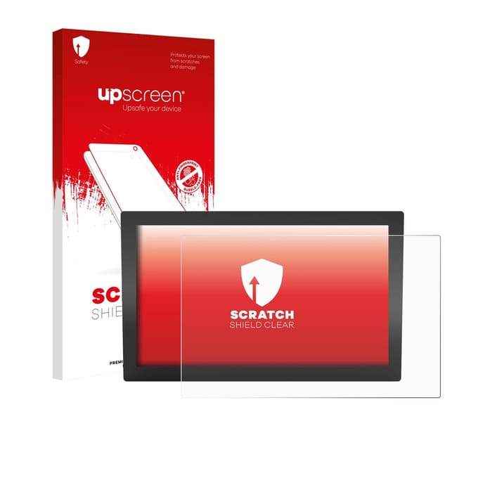 upscreen - Screenprotector voor WAGO Web Panel 400 762-3405 - Folie Beschermfolie transparant
