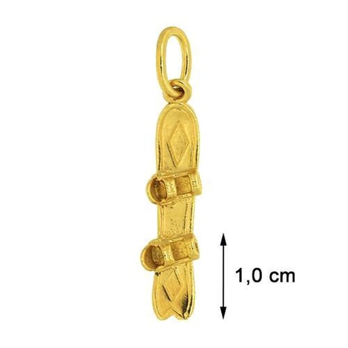 Blinx Jewels Vergulden Hanger Snowboard