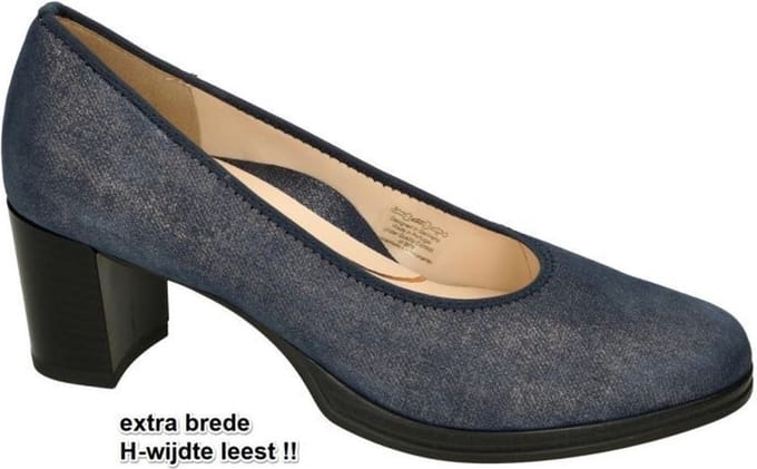 Ara -Dames - blauw donker - pumps & hakschoenen - maat 39