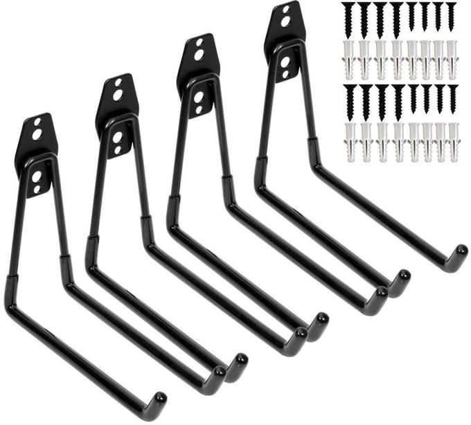 Allecto - Garage Storage Utility Hooks - Heavy Duty - Makkelijk te