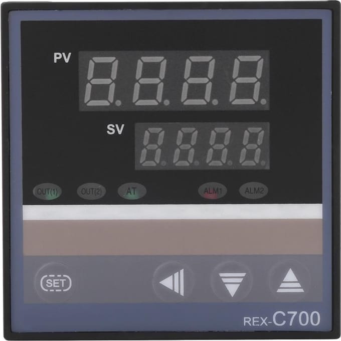 REXC700 0400 celsius Digitale PID Temperatuurregelaar Thermokoppel Ingang Relais Uitgang 220V black