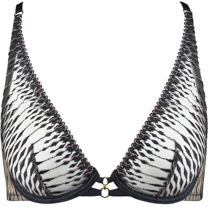 Aubade Voodoo Kiss Triangel Beugel Bh 3DN12 Millenium Black - maat EU 75E / FR 90E