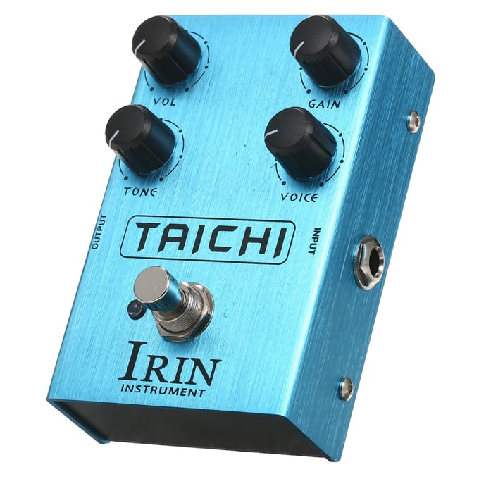 IRIN Overdrive Gitaareffectpedaal Luidspreker Overbelastingseffectprocessor Effector met toonversterkingsvolume lichtblauwe kleur