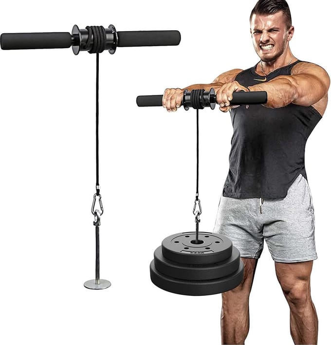 Curl-Grip Wrist Roller Gym Wrist Roller Trainer Forearm Amplifier Curler