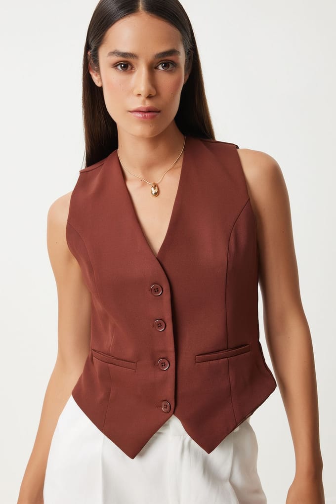 Crop Knop Vest
