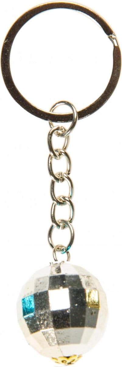 Lg-imports Sleutelhanger Discobal 2 Cm Zilver