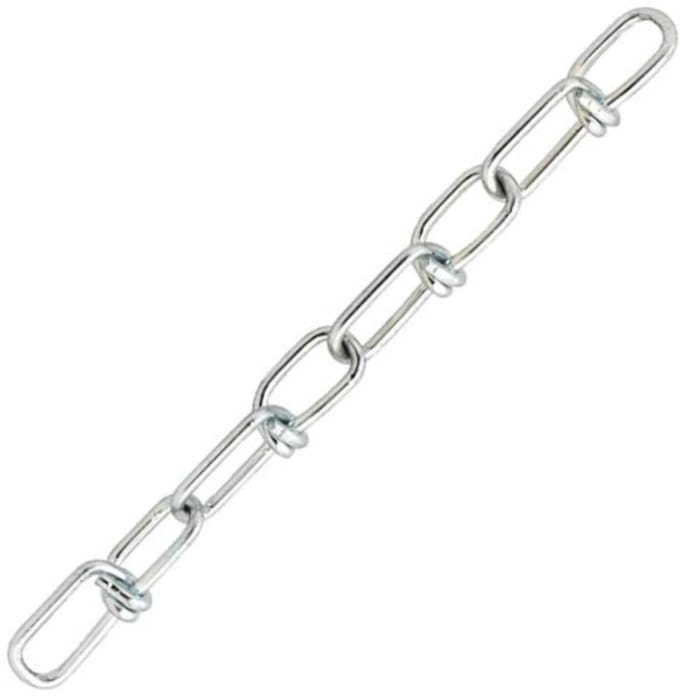 Viktorketting – 2,4 mm verzinkt – per meter – decoratieve ketting staal