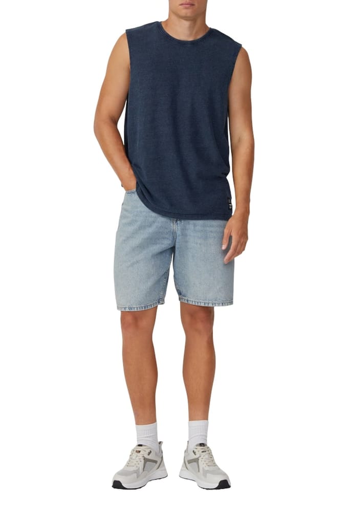 Gekleurde tanktop met gestructureerde jersey QS