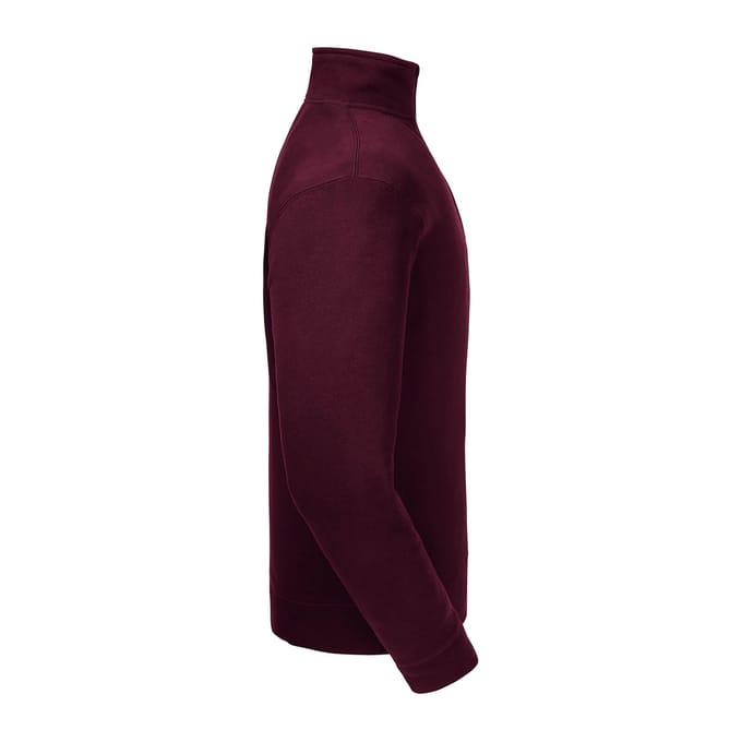 Russell Heren Authentieke Kwartier Ritssweatshirt (Bourgondië)