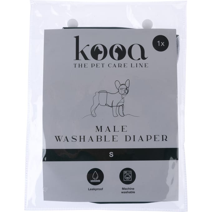kooa Wasbare Luier voor Reuen in maat S Hond