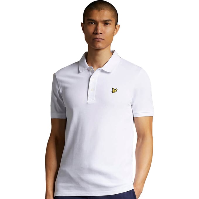 Lyle and Scott Polo Wit - Maat M - Heren