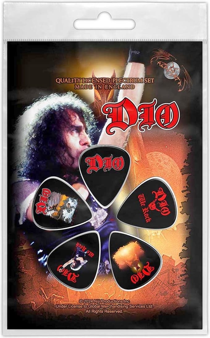 Dio - We Rock Plectrum - Set van 5 - Zwart