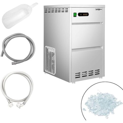 GGM Gastro Flockeneisbereiter - 30 kg/ 24h Zilver