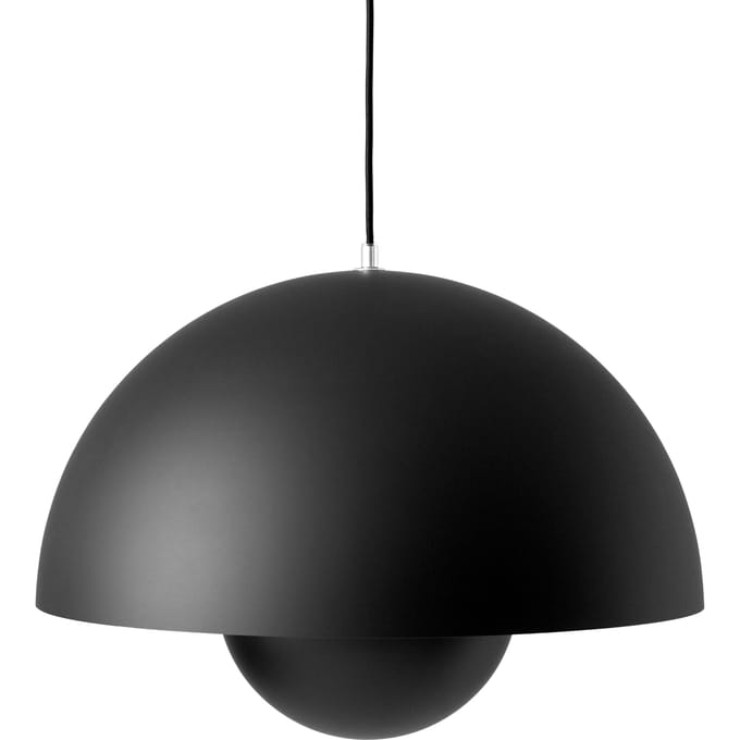 &Tradition Flowerpot VP2 Hanglamp Mat Zwart