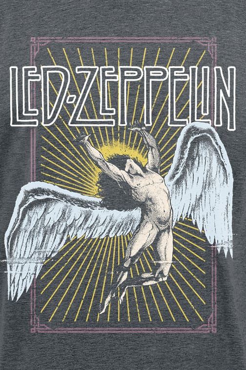 Led Zeppelin T-shirt - Icarus Colour - S tot XL - voor Mannen - donkergrijs