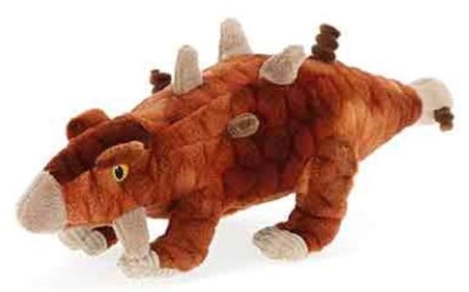 Keel Toys dinosaurus Ankylosaurus - 26 cm - Dieren knuffelbeesten
