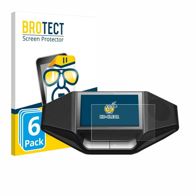 BROTECT - Screenprotector voor Bosch Wireless discussion DCNM-WDE - Folie Beschermfolie transparant 6 Stuks