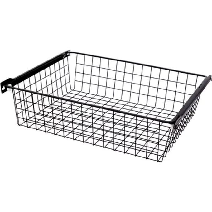 Duraline Draadmand En Geleider Storage Zwart 56,9cm