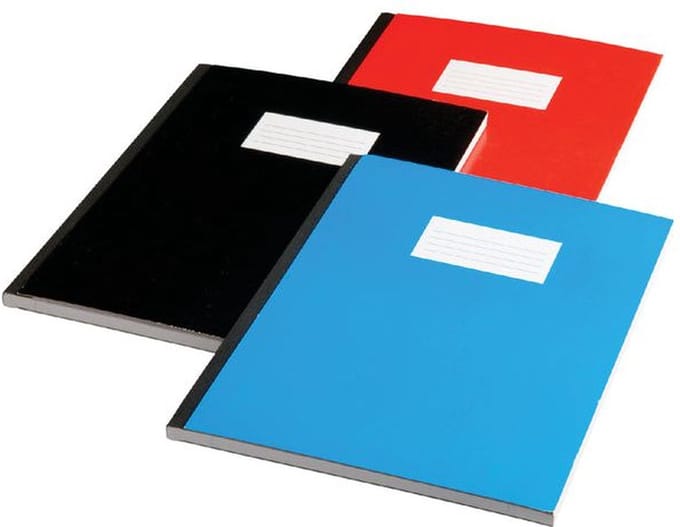 Schrift qbasic a4 harde kaft lijn 160blz ass | 10 stuks