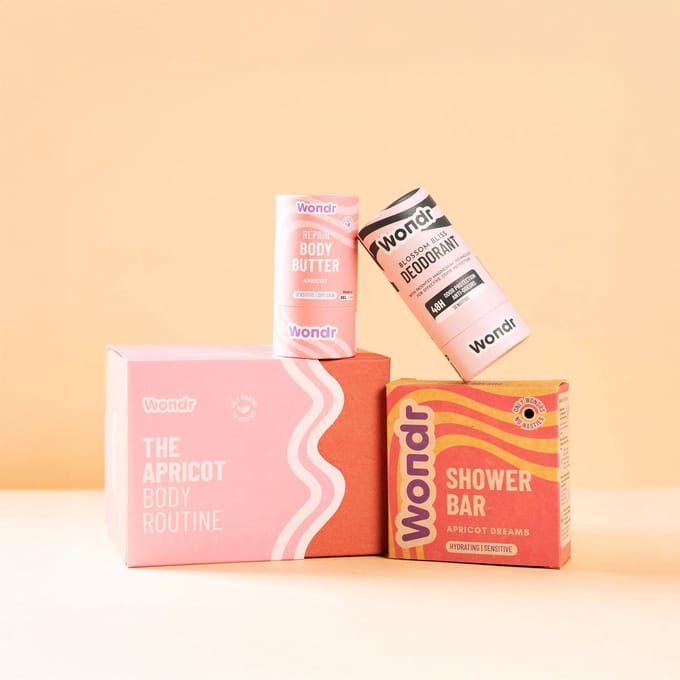 The Apricot Body Routine - Wondr Giftbox - Sensitive Body essentials
