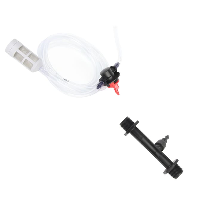 Meststofinjector Plastic Efficiënt met Waterslang Druppelirrigatie Meststofinjector voor Gazon white
