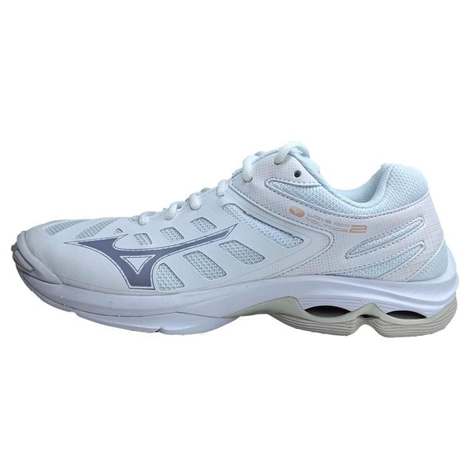 Mizuno Wave Voltage 2 Wit Aleutian Dames Sneakers Cloud-Roze V1GC246025 40.5 gray