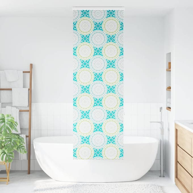 vidaXL - Doucherolgordijn - met - cassette - 80x240 - cm - stofbreedte - 76 - cm
