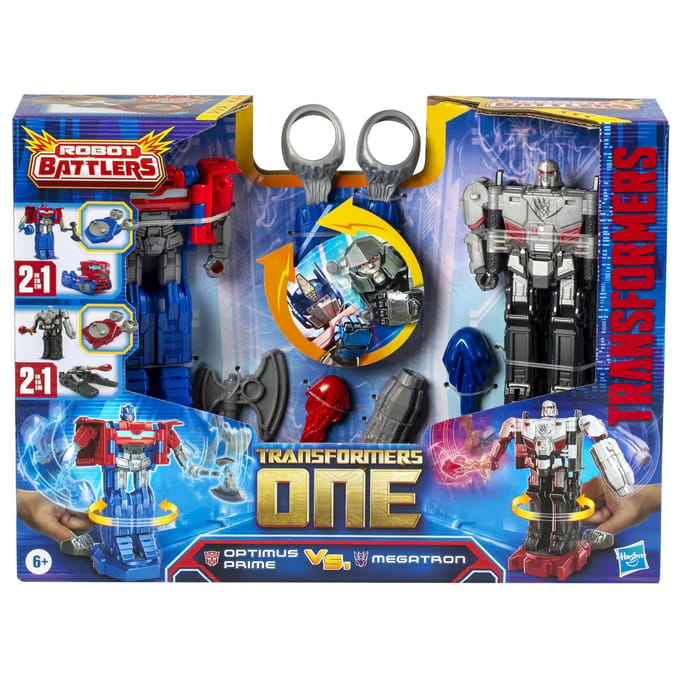 Hasbro Transformers One-Step Changers actiefiguren Optimus Prime & Megatron - multicolor
