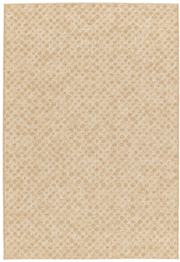 Buitenkleed ruit - Corde Trellis naturel/wit 200x290