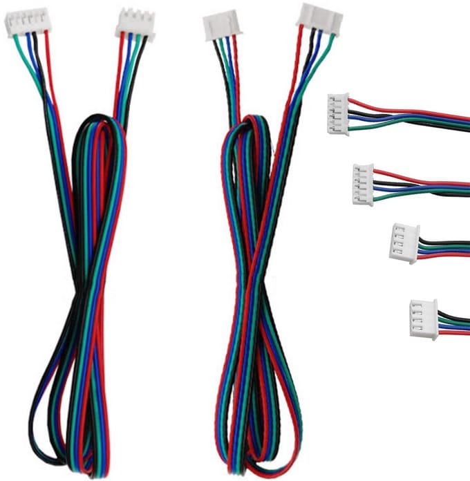Aansluitkabel Sets voor Stappenmotoren 2 Meter XH2.54 naar PH2.0