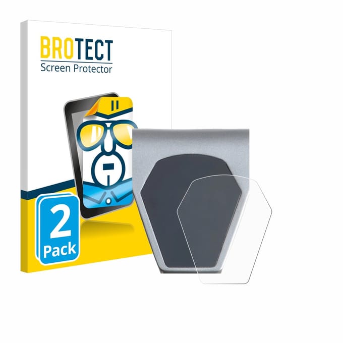 BROTECT - Screenprotector voor Epowerfun ePF-PULSE 960 - Folie Beschermfolie transparant 2 Stuks