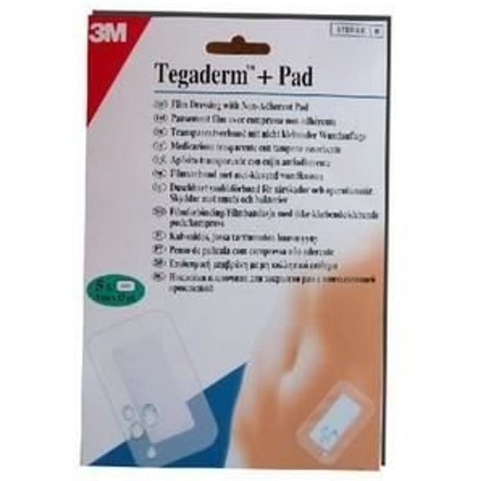 3M Tegaderm + Pad Pansement Transparent Stérile 9cm x 15 cm 5 unités