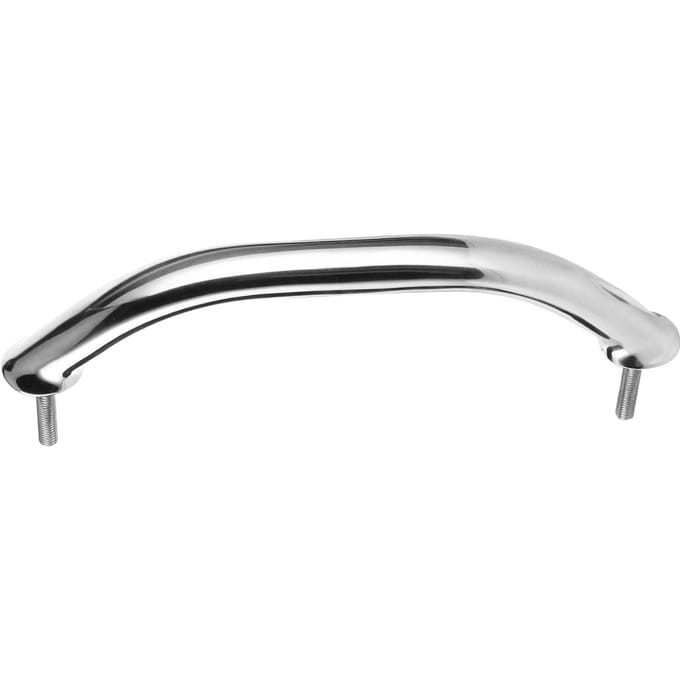 Marine Boot Handgreep Deur Handgreep Handrail Ovaal RVS Rail Grip voor Luik Dek220mm white