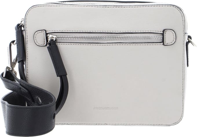 FREDsBRUDER Leren Schoudertas All In Catchy Chalk Beige